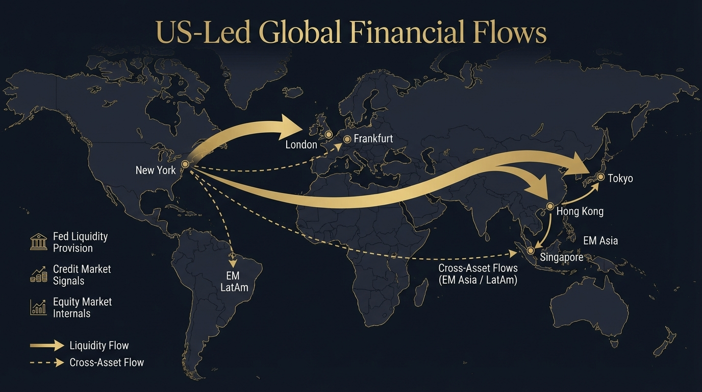 US Led Global Financial Flow